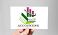 modern accounting financial business logo for your thinking