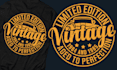 provide retro vintage design for your t shirt design