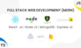 develop a full stack web app using reactjs, nodejs