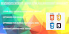 develop responsive html css bootstrap javascript  website in 1 day