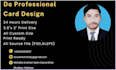 do professional business card design