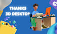 create an awesome and 3d desktop wallpaper