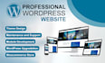 create and develop a responsive wordpress website