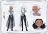 draw a professional character sheet