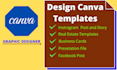 design anything with canva according to your choice