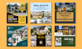 design real estate facebook instagram ads posts and canva design