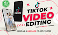 do professional tiktok video editing with engaging subtitles