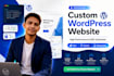 design and develop a custom wordpress website with high performance and SEO