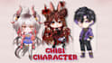 draw custom cute chibi anime character for pfp, sticker, fanart, vtuber