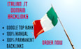 create high quality italian  dofollow permanent seo backlinks