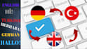 translate turkish german and english to each other perfectly
