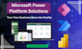 develop microsoft powerapps, power automate and power bi solutions