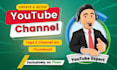 provide youtube channel create, setup, and manage service with SEO