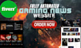 create an automated gaming news website, wordpress autoblog