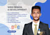 design and develop a modern responsive website using HTML, CSS, and javascript