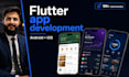 develop a professional flutter app for android and ios