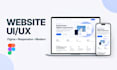 do responsive website UI UX design in figma and adobe xd