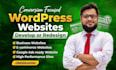 design wordpress website, business, sales page, landing page as elementor expert