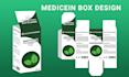 design product packaging, label, medicine box and layout