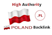 make 35 poland dofollow backlink from pl domain