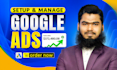 setup and manage google ads adwords ppc campaigns, search or pmax ads