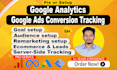 setup google analytics 4, ga4 ecommerce tracking, ads conversion tracking, GTM