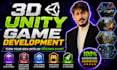 create a unity 3d mobile game as a professional game developer