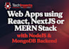 fix or build react, nextjs or mern stack web app with nodejs mongodb backend