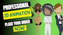 create a professional 2d animated explainer video