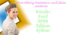 do data analysis using r, rstudio, python