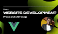 develop a web application using vue js