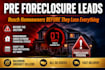 provide pre foreclosure and nod property leads by county USA