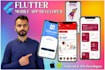 develop ios and android mobile app using flutter