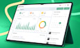 design a modern saas dashboard UI UX in figma