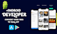 develop a professional native android app