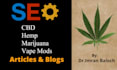 write articles on cbd, marijuana, hemp and vape mods