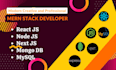 do mern stack website as mern stack developer