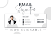 create a clickable HTML email signature