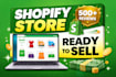 build a high converting shopify website