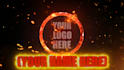 make an epic fire youtube intro for your channel