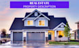 write a persuasive and detailed property listing description