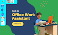 an office assistant with administrative management skills