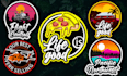 design badge, stickers, patch, circular round logo or any graphic design work
