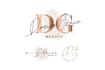 creative initial artistic monogram and lettering logo