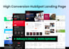design and develop the optimized hubspot landing page