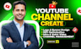 create and set up professional branding youtube channel and video SEO