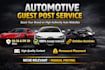 publish car motorcycle ev guest post on high da auto blogs