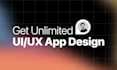 provide unlimited UI UX app design for one week