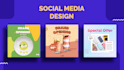create 15 modern social media post design