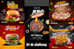 design professional food poster and menu for restaurants